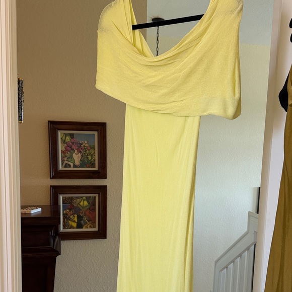 Dropped Shoulder Maxi Lime - Picture 2 of 4